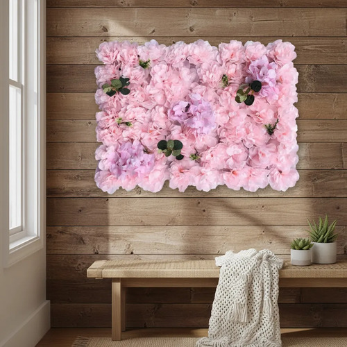 Pared De Flores Artificiales Oweru Panel Decorativo 60x40cm — foto 12