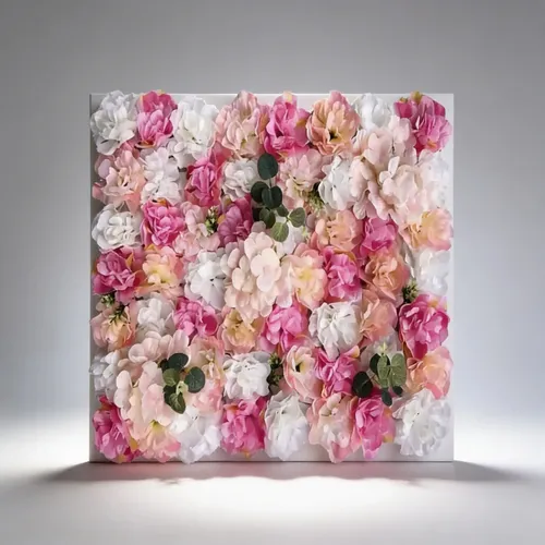 Pared De Flores Artificiales Oweru Panel Decorativo 60x40cm — foto 3