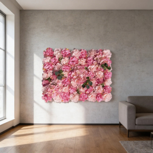 Pared De Flores Artificiales Oweru Panel Decorativo 60x40cm — foto 6