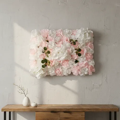 Pared De Flores Artificiales Oweru Panel Decorativo 60x40cm — foto 9