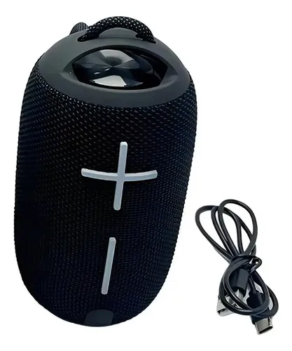 Parlante Altavoz Portátil Inalámbrica V 5.0 A Prueba De Agua Negro — foto 2