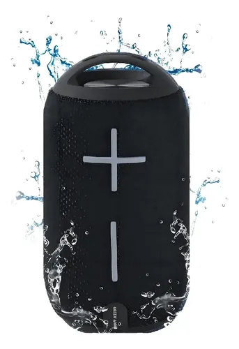 Parlante Altavoz Portátil Inalámbrica V 5.0 A Prueba De Agua Color Negro — foto 3