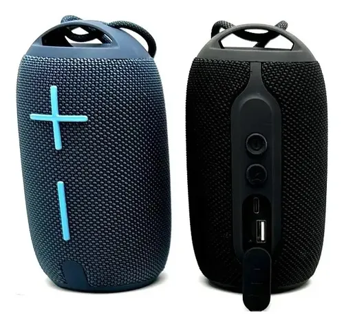 Parlante Altavoz Portátil Inalámbrica V 5.0 A Prueba De Agua Color Negro — foto 5