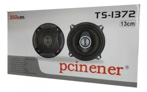 Parlante Auto Pcinener Ts-1372 350w Negro — foto 5