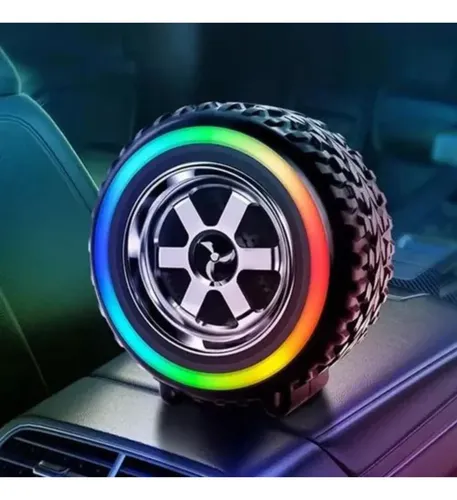 Parlante Bluetooth Rueda De Auto Neumático Portátil   Negro — foto 4