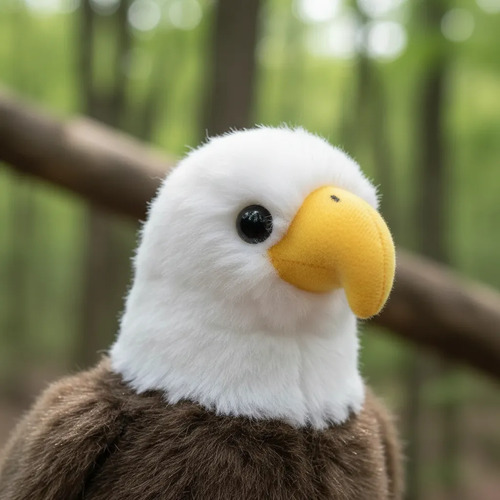 Peluche Águila Calva De Felpa Suave Para Niños Niñas Kawaii Águila — foto 4
