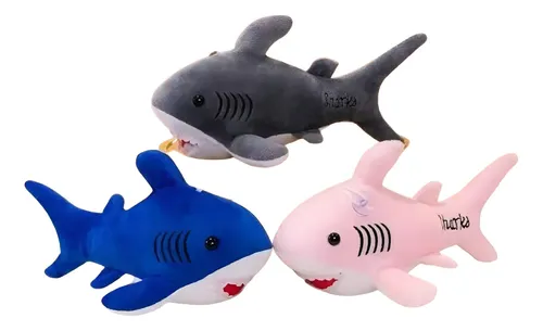 Peluche Animal Tiburón Suave Premium 18 Cm Azar