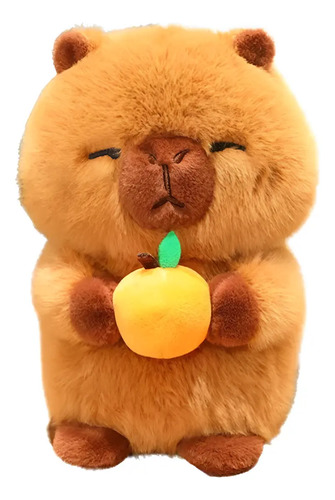 Peluche Capibara Con Fruta 25 Cm Animales Kawaii Capibara