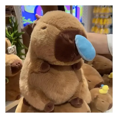 Peluche Capibara Con Moco 40 Cm Animales Kawaii Capibara — foto 2