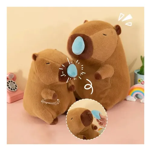 Peluche Capibara Con Moco 40 Cm Animales Kawaii Capibara — foto 4
