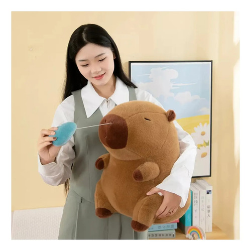 Peluche Capibara Con Moco 40 Cm Animales Kawaii Capibara — foto 5