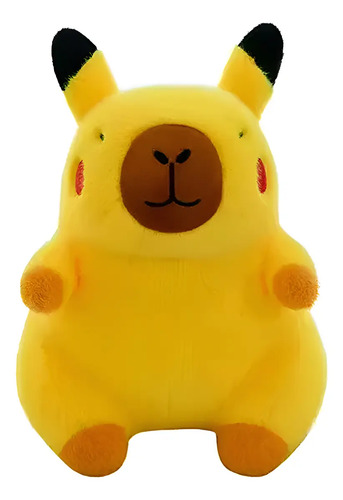 Peluche Capibara Pikachuu Kawaii 40cm Amarillo