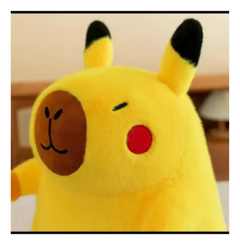 Peluche Capibara Pikachuu Kawaii 40cm Amarillo — foto 2