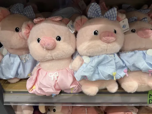 Peluche Chanchita Cerdita Con Vestido Y Lazo Kawaii Varios — foto 2
