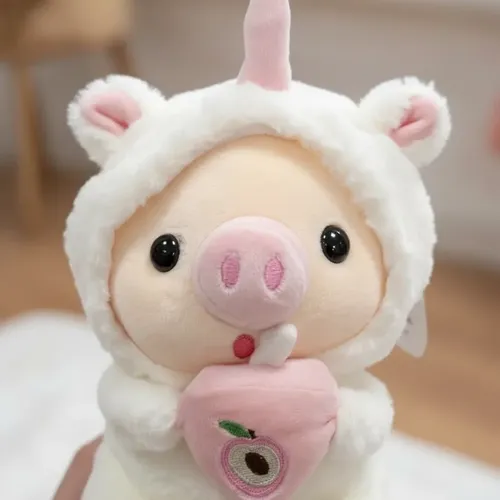 Peluche Chanchito Con Disfraz De Unicornio Kawaii Tierno Varios — foto 2