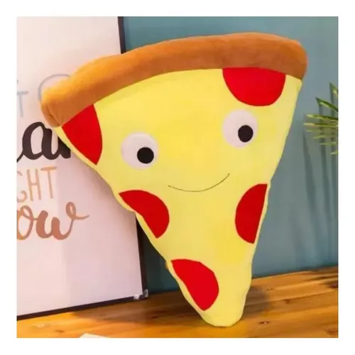 Peluche Cojin De Felpa Suave Pizza Kawaii 30cm Pizza — foto 2