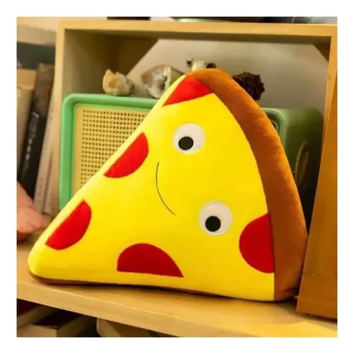 Peluche Cojin De Felpa Suave Pizza Kawaii 30cm Pizza — foto 3