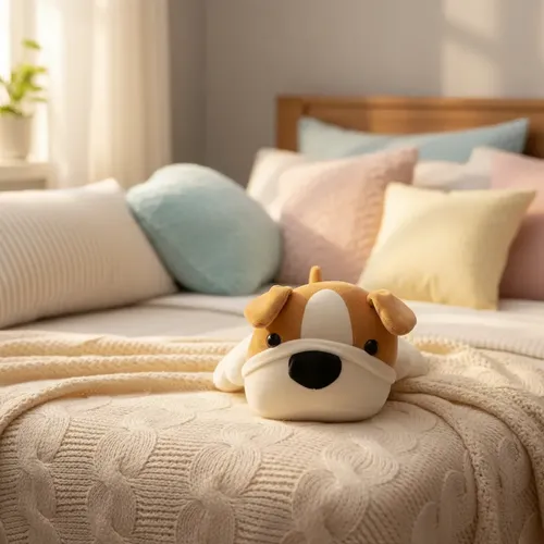 Peluche Cojín Perro Bulldog Suave Kawaii Lindo Tierno Varios Perrito — foto 2