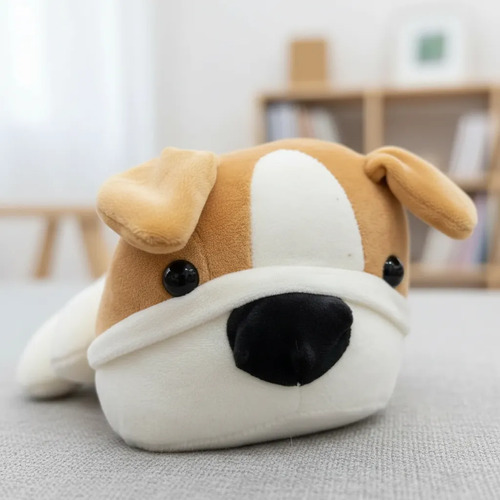 Peluche Cojín Perro Bulldog Suave Kawaii Lindo Tierno Varios Perrito — foto 3