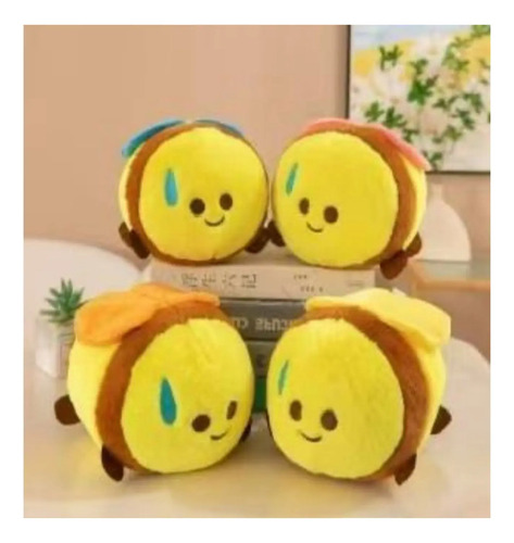 Peluche De Abeja 23 Cm Cojín De Felpa Kawaii Amarillo — foto 3