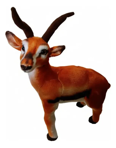 Peluche De Antílope 30 Cm Animales Kawaii Marrón