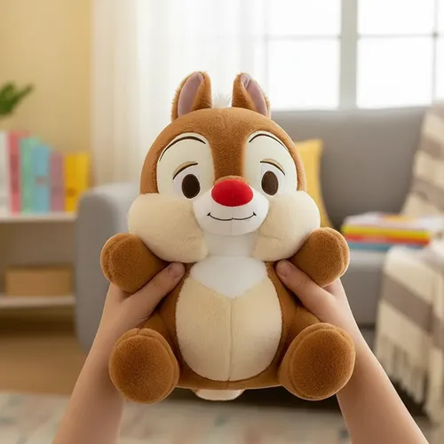 Peluche De Ardilla 20 Cm Animales Kawaii Marrón — foto 2