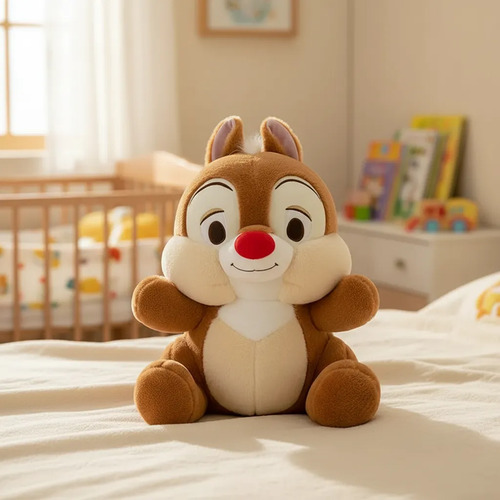 Peluche De Ardilla 20 Cm Animales Kawaii Marrón — foto 3