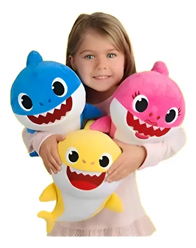 Peluche De Baby Shark 25 Cm Animales Kawaii Varios