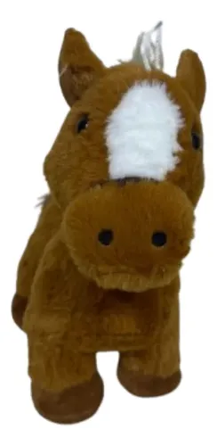 Peluche De Caballito 28 Cm Animales Kawaii Marrón — foto 2