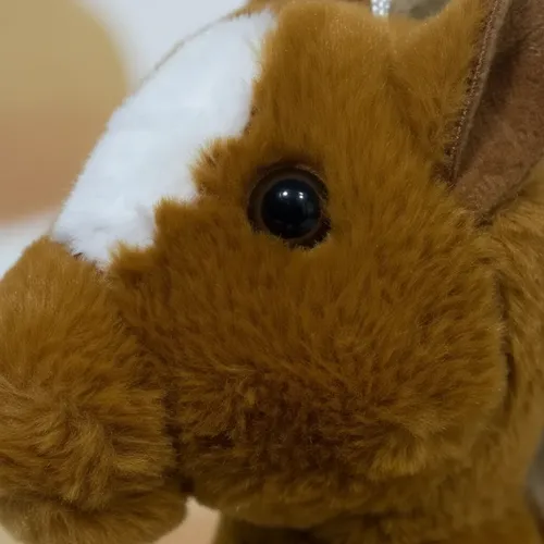 Peluche De Caballito 28 Cm Animales Kawaii Marrón — foto 6
