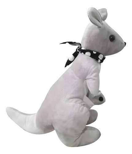 Peluche De Canguro De 25cm Animales Kawaii Gris
