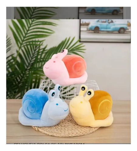 Peluche De Caracol 18 Cm Animales Kawaii Caracol — foto 2