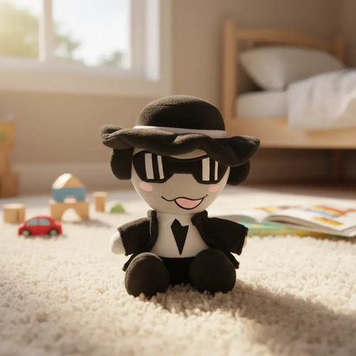 Peluche De Chance Forsaken Plush Suave De 20cm Kawaii Negro — foto 2