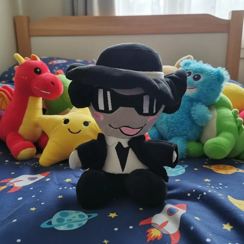 Peluche De Chance Forsaken Plush Suave De 20cm Kawaii Negro — foto 3