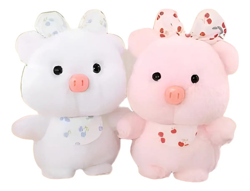 Peluche De Chanchito Con Lazo 25 Cm Animales Kawaii Chanchito