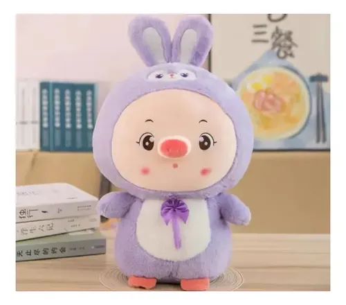 Peluche De Chanchito Disfrazado 50 Cm Animales Kawaii — foto 2
