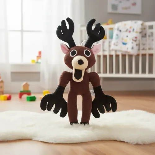 Peluche De Ciervo Elk De 99 Nights De 30cm Kawaii Marrón — foto 2