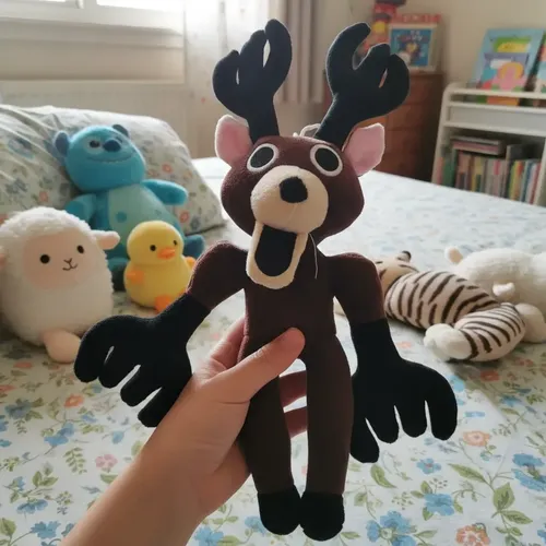 Peluche De Ciervo Elk De 99 Nights De 30cm Kawaii Marrón — foto 3