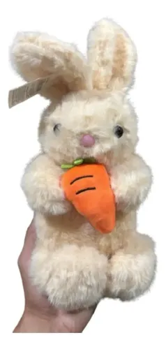 Peluche De Conejo Con Zanahoria 25 Cm Animales Kawaii Varios