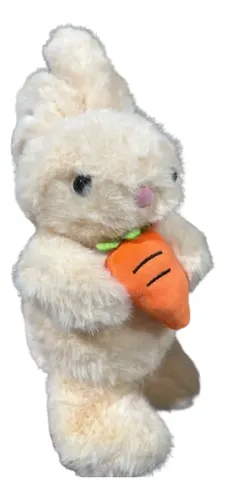 Peluche De Conejo Con Zanahoria 25 Cm Animales Kawaii Varios — foto 2