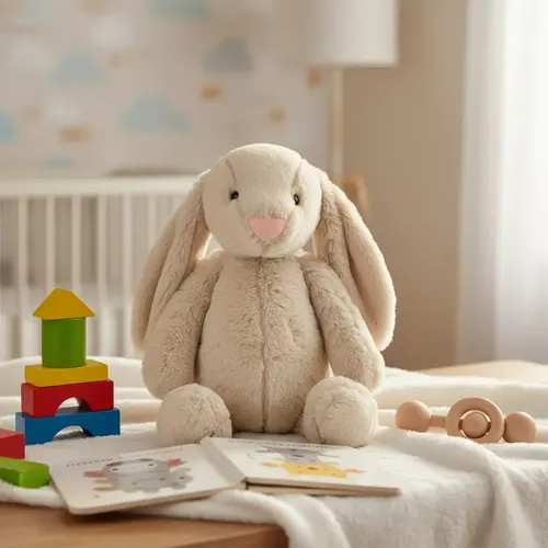 Peluche De Conejo De Apego 30 Cm Animales Kawaii Varios — foto 5