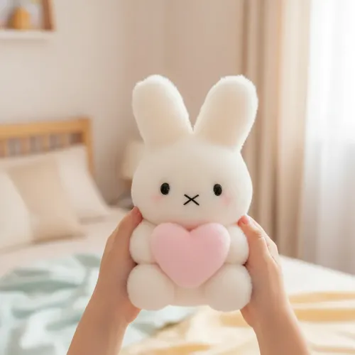Peluche De Conejo Miffy 22 Cm Animales Kawaii Blanco — foto 3