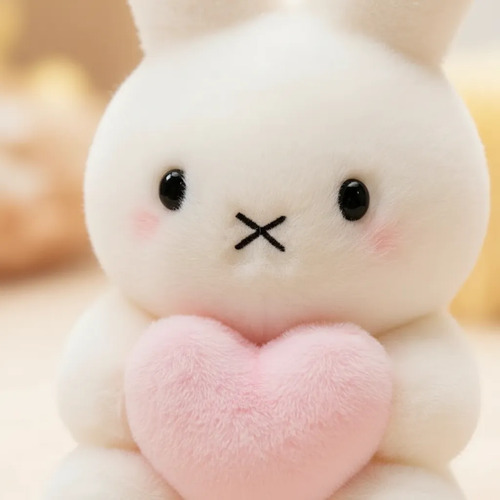 Peluche De Conejo Miffy 22 Cm Animales Kawaii Blanco — foto 4