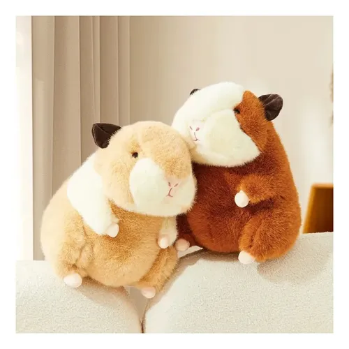 Peluche De Cuy Hámster 30 Cm Kawaii Marrón — foto 3
