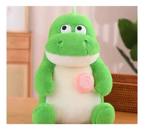 Peluche De Dinosaurio Dino 45 Cm Animales Kawaii Verde — foto 2