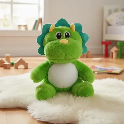 Peluche De Dinosaurio Dino Verde 20 Cm Animales Kawaii Verde — foto 2