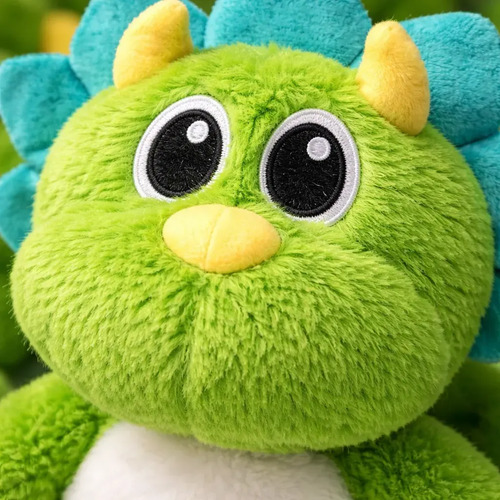 Peluche De Dinosaurio Dino Verde 20 Cm Animales Kawaii Verde — foto 3