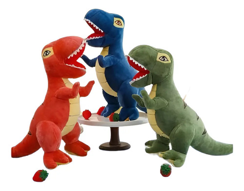 Peluche De Dinosaurio T-rex 50 Cm Animales Kawaii Varios
