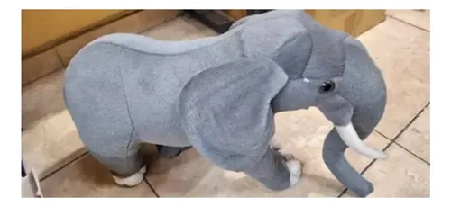 Peluche De Elefante 48cm Animales Kawaii Gris — foto 2