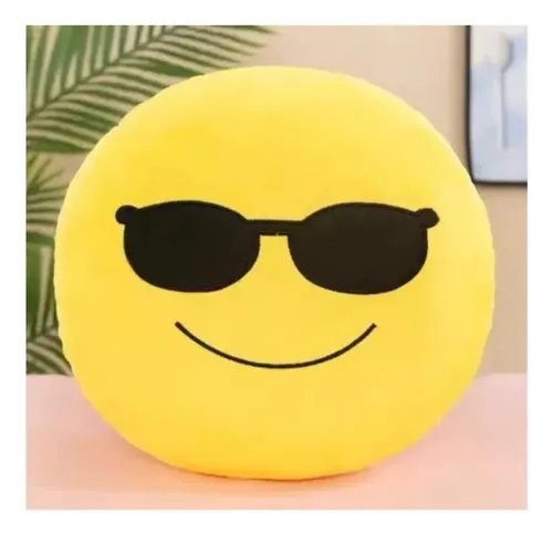 Peluche De Emoji 35 Cm Cojín De Emoticón Felpa Kawaii Varios — foto 3